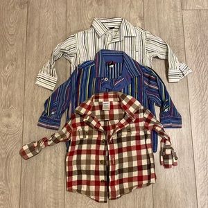 Collared shirt bundle! All size 12-18 mo-Gymboree and baby gap